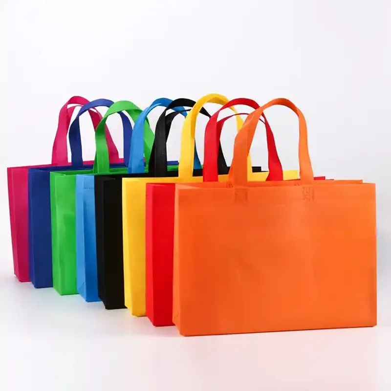 Bolsa de tela no tejida