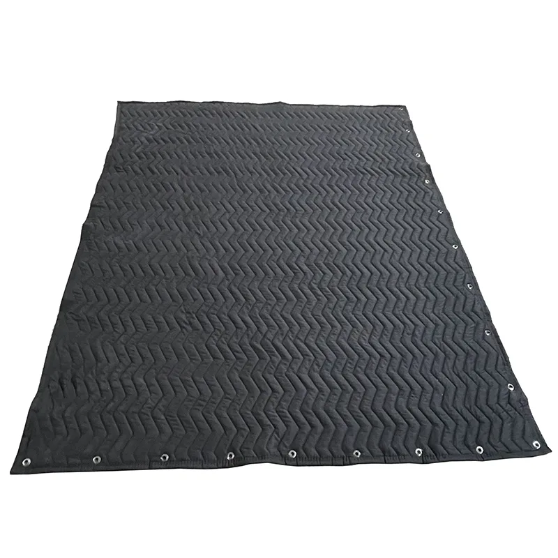 Manta de absorción de sonido con ojales